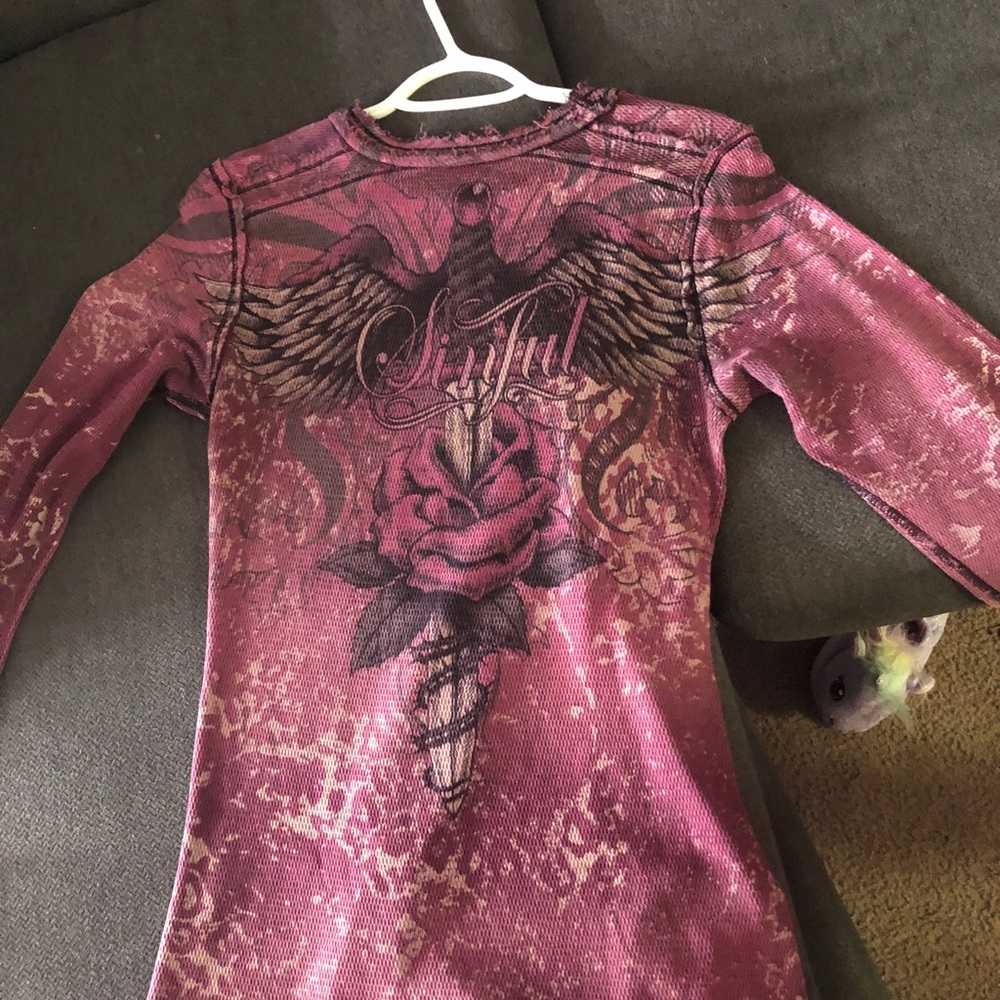 Reversible Affliction sweater